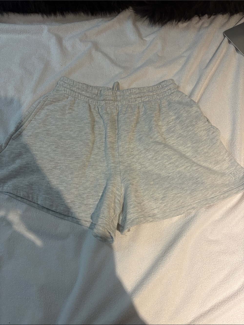 PINK Victoria's Secret Light Gray Athletic Lounge Shorts